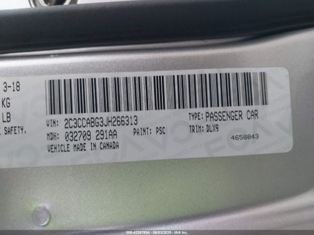 2018 CHRYSLER 300 2C3CCABG3JH266313 Photo 8