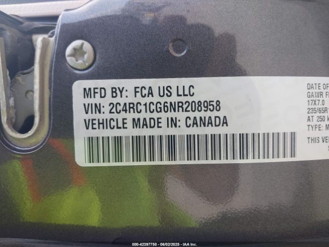 2022 CHRYSLER VOYAGER 2C4RC1CG6NR208958 Photo 8