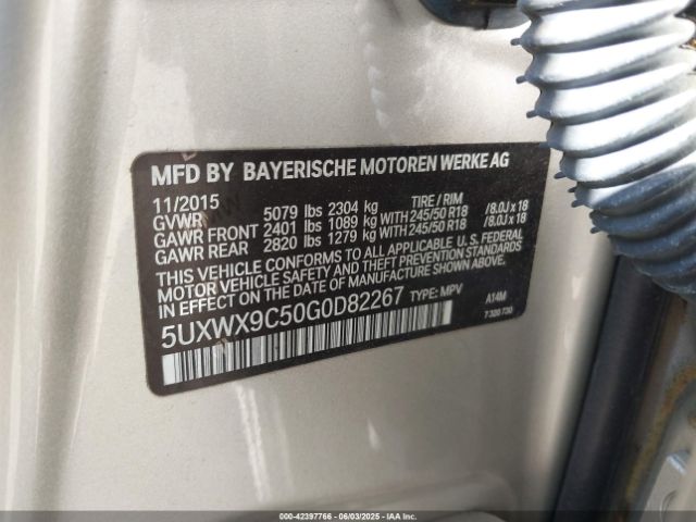 5UXWX9C50G0D82267 BMW X3 Xdrive28i