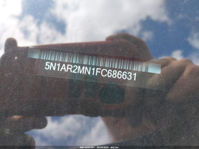 5N1AR2MN1FC686631 Nissan Pathfinder Platinum/s/sl/sv