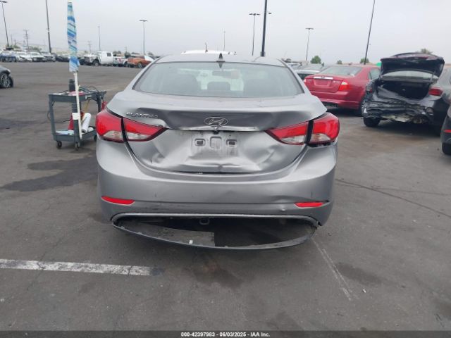KMHDH4AE7GU487319 Hyundai Elantra Value Edition