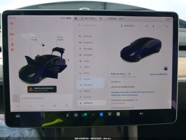 5YJ3E1EA6MF079364 Tesla 2021