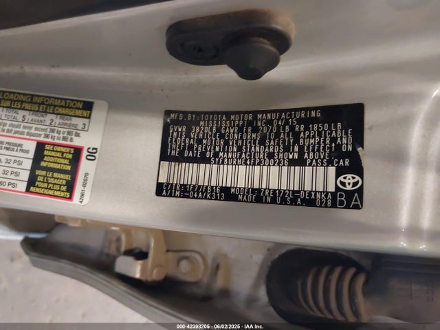 Toyota 2zr-fe 2015 5YFBURHE4FP300236 Image 9