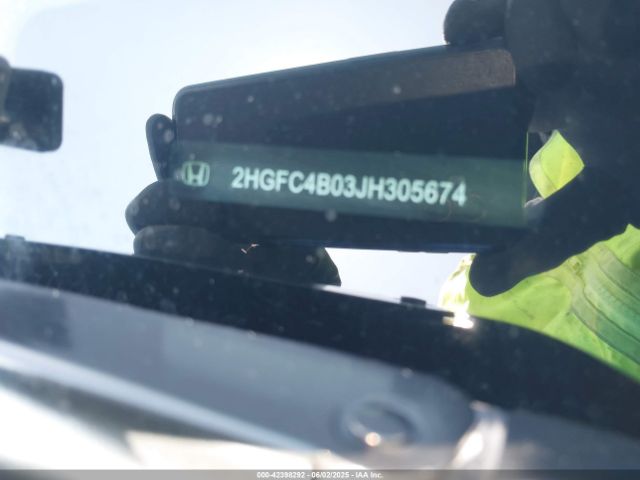 2HGFC4B03JH305674 Honda Civic Lx-p