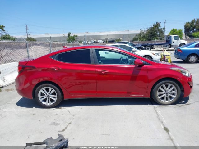 KMHDH4AE2GU618396 Hyundai ELANTRA SE