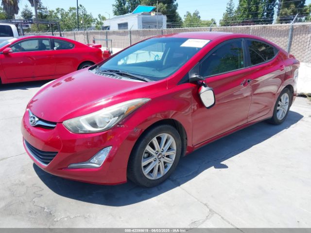 KMHDH4AE2GU618396 Hyundai ELANTRA SE