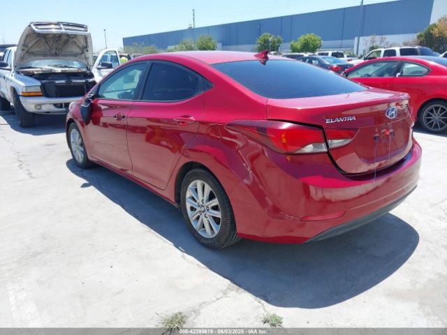 KMHDH4AE2GU618396 Hyundai ELANTRA SE