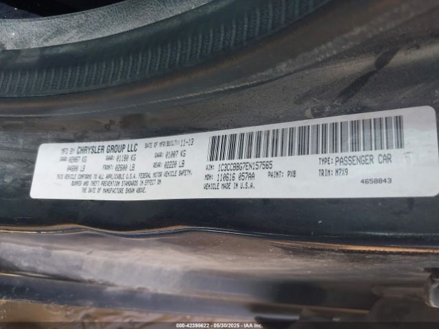 2014 CHRYSLER 200 1C3CCBBG7EN157565 Photo 8