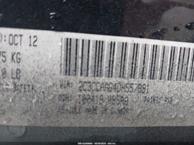 2013 CHRYSLER 300 2C3CCAAG4DH557991 Photo 8