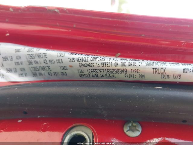 2016 RAM 1500 1C6RR7FT1GS299348 Photo 8