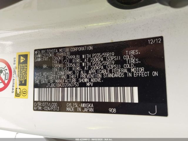 2013 LEXUS RX 450H JTJBC1BA2D2060753 Photo 8