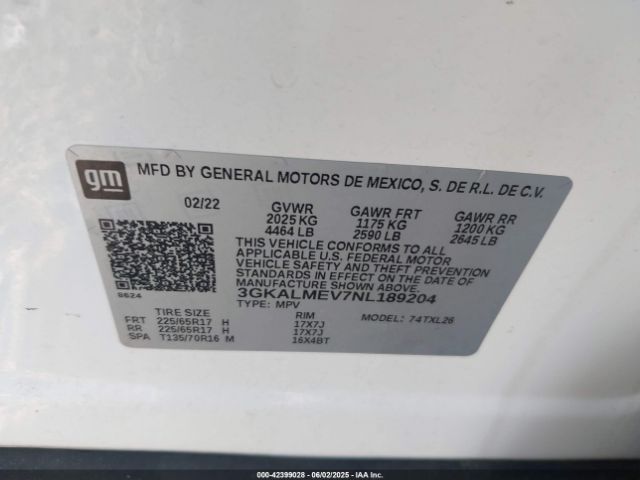 2022 GMC TERRAIN 3GKALMEV7NL189204 Photo 8