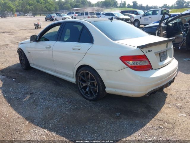 2009 MERCEDES-BENZ C 63 AMG WDDGF77X49F275105 Photo 2