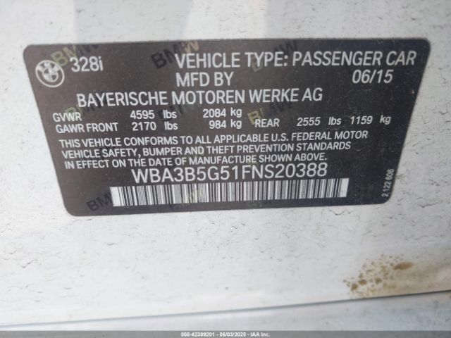 WBA3B5G51FNS20388 BMW 328i Xdrive
