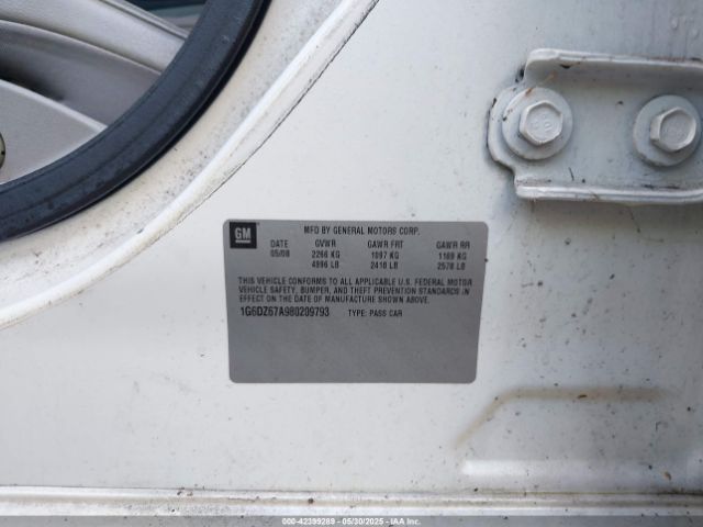 2008 CADILLAC STS 1G6DZ67A980209793 Photo 8