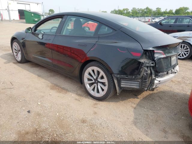 2022 TESLA MODEL 3 5YJ3E1EA7NF188627 Photo 2
