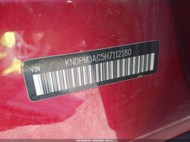 2017 KIA SPORTAGE KNDPM3AC5H7112180 Photo 8
