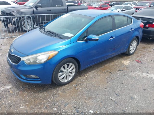 KNAFX4A85E5088486 KIA FORTE EX
