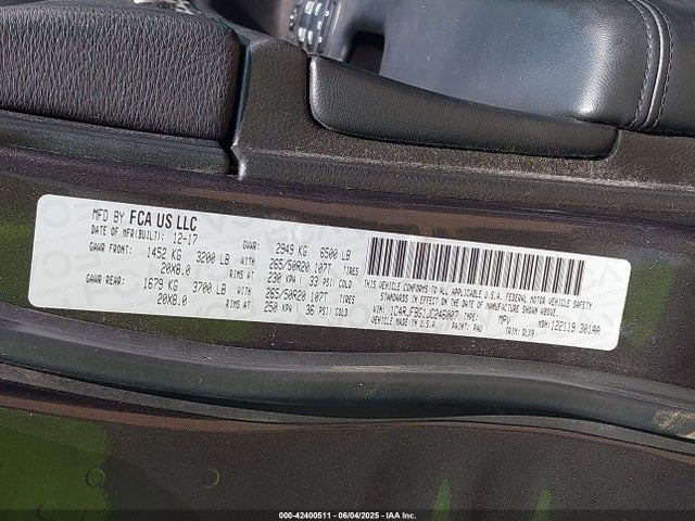 1C4RJFBG1JC246007 Jeep Grand Cherokee Limited 4x4