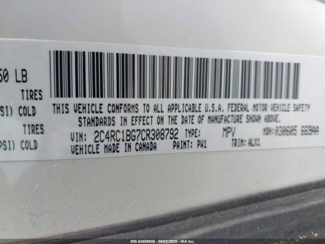 2012 CHRYSLER TOWN & COUNTRY 2C4RC1BG7CR308792 Photo 8