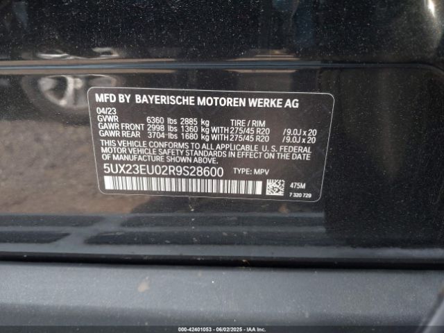 2024 BMW X5 5UX23EU02R9S28600 Photo 8