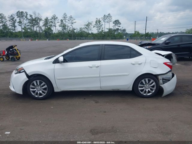 5YFBURHE8GP482590 Toyota COROLLA LE