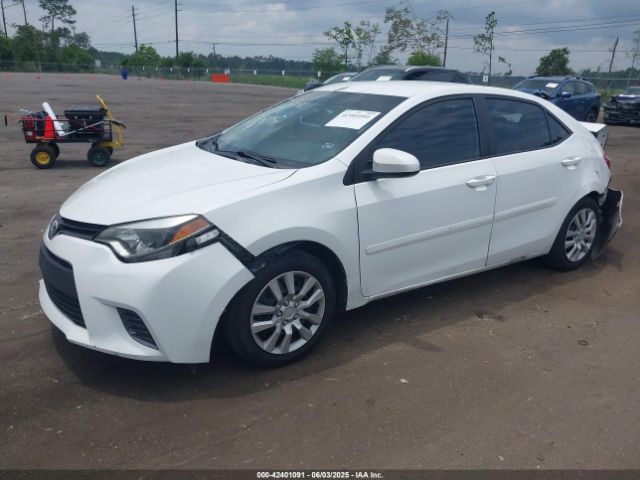 5YFBURHE8GP482590 Toyota COROLLA LE