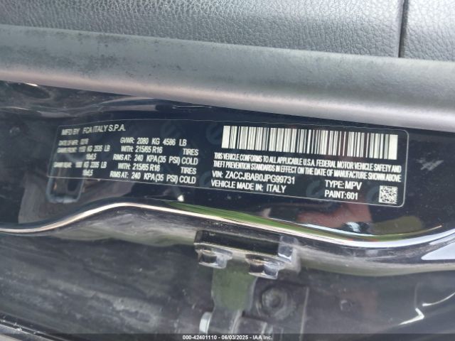 ZACCJBAB0JPG99731 Jeep 2018