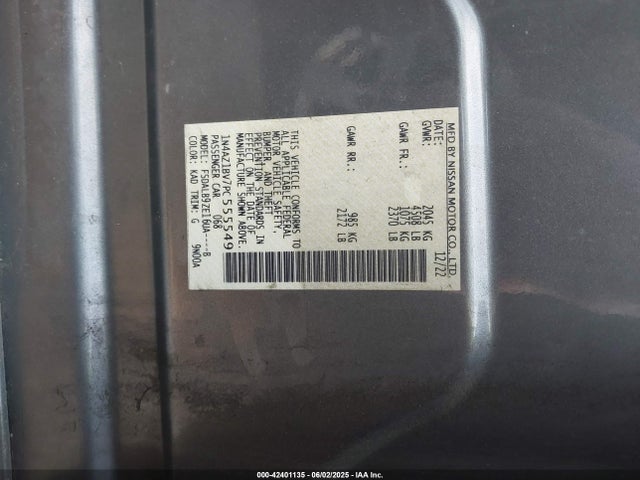 1N4AZ1BV7PC555549 Nissan 2023