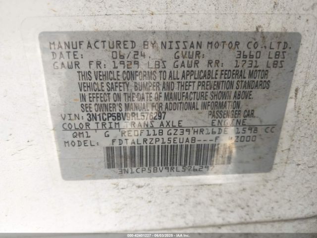 2024 NISSAN KICKS 3N1CP5BV9RL576297 Photo 8