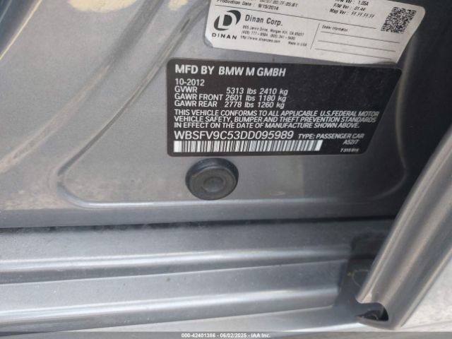 2013 BMW M5 WBSFV9C53DD095989 Photo 8