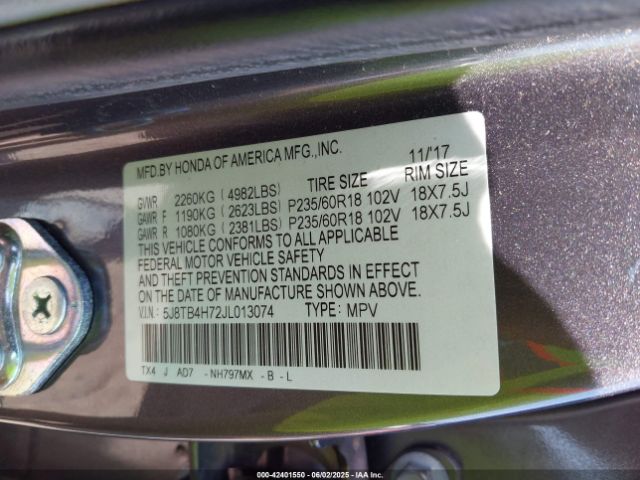 2018 ACURA RDX 5J8TB4H72JL013074 Photo 8