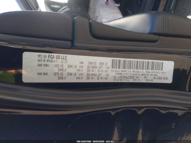 2018 JEEP GRAND CHEROKEE 1C4RJFAG8JC230355 Photo 8