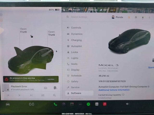 2021 TESLA MODEL 3 5YJ3E1EB6MF857929 Photo 6