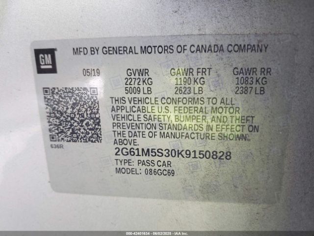 2G61M5S30K9150828 Cadillac XTS LUXURY
