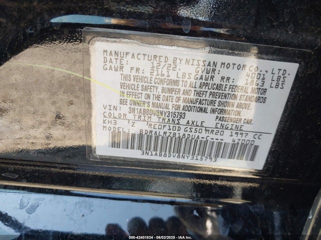 3N1AB8DV8NY315793 Nissan Sentra Sr Xtronic Cvt