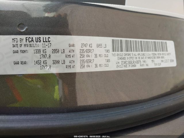 2018 CHRYSLER PACIFICA 2C4RC1BG8JR143879 Photo 8