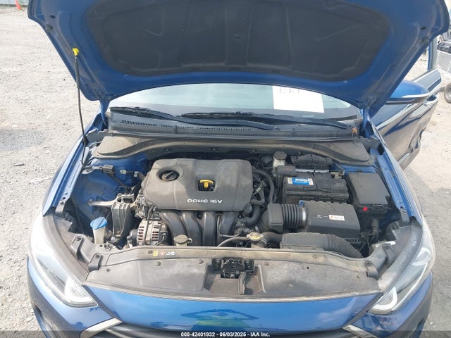 Продаж на аукціоні авто 2017 Hyundai Elantra Limited, vin: 5NPD84LF0HH058822, номер лоту: 42401932