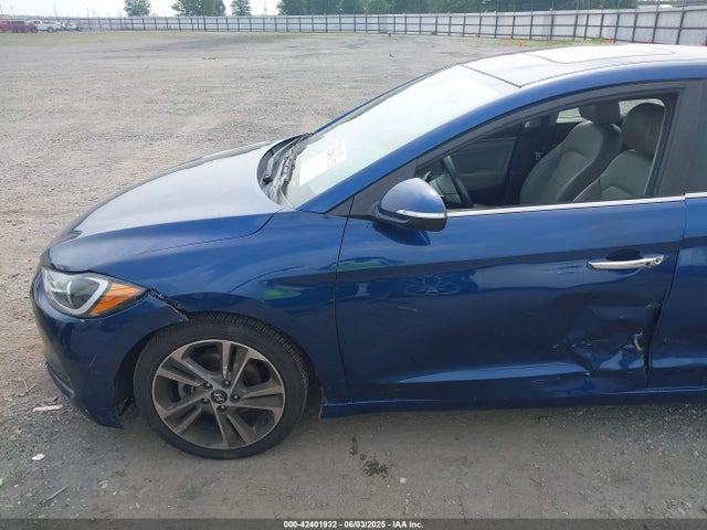 Продаж на аукціоні авто 2017 Hyundai Elantra Limited, vin: 5NPD84LF0HH058822, номер лоту: 42401932