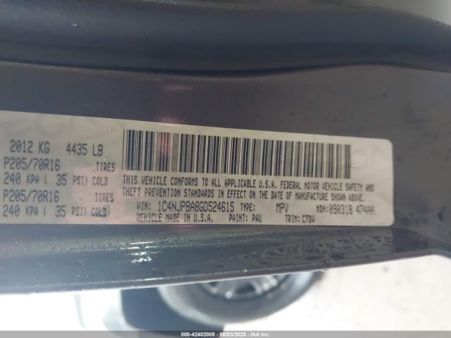 2016 JEEP PATRIOT 1C4NJPBA8GD524615 Photo 8