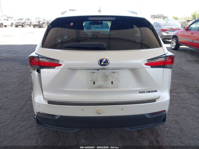 JTJBJRBZ6F2029857 Lexus NX 300H
