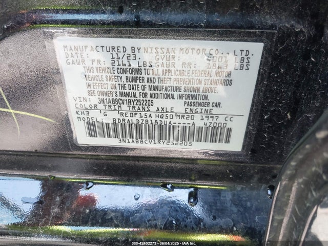 Nissan 2024 2024 3N1AB8CV1RY252205 Image 9