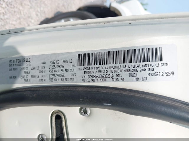 3C6UR5PJ5GG332810 RAM 2500 Longhorn Limited