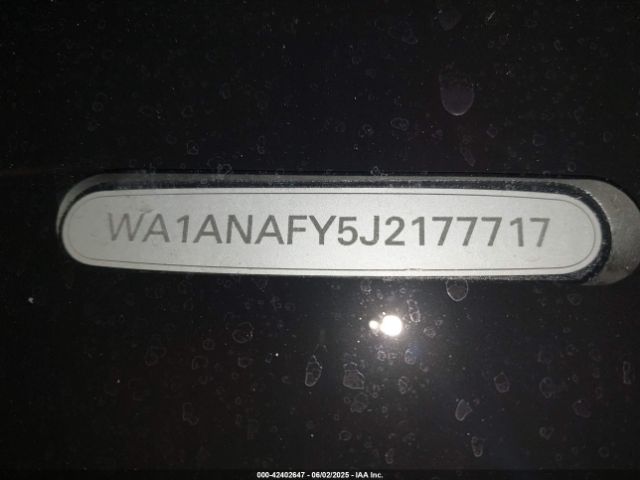 WA1ANAFY5J2177717 Audi Q5 2.0t Premium/2.0t Tech Premium
