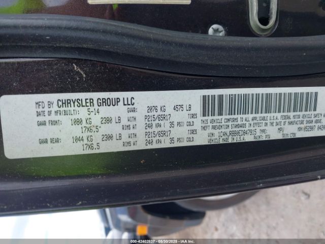 1C4NJRBB0ED847915 Jeep Patriot Sport