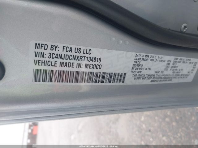 3C4NJDCNXRT134810 Jeep Compass Limited 4x4