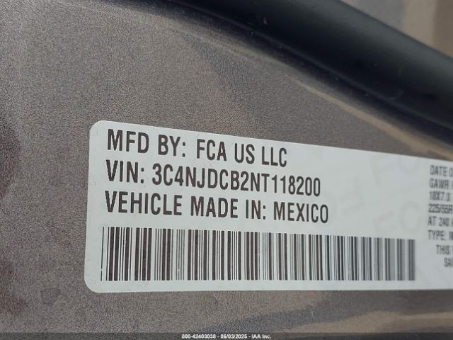2022 JEEP COMPASS 3C4NJDCB2NT118200 Photo 8