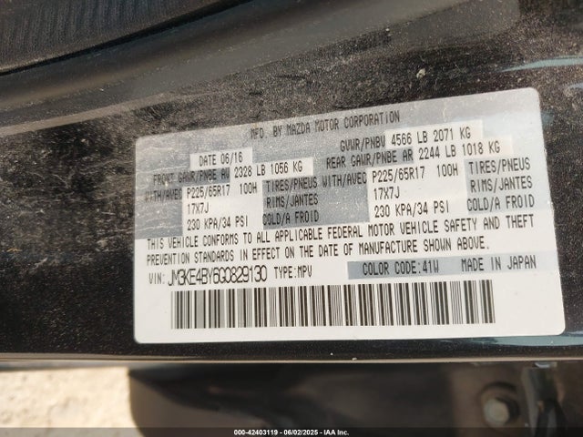 JM3KE4BY6G0829130 Mazda py