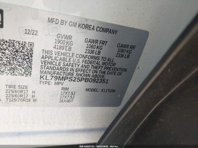 2023 CHEVROLET TRAILBLAZER KL79MPS25PB092351 Photo 8