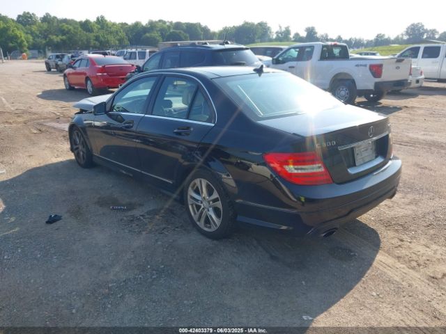 2012 MERCEDES-BENZ C 300 WDDGF8BB3CR202198 Photo 2